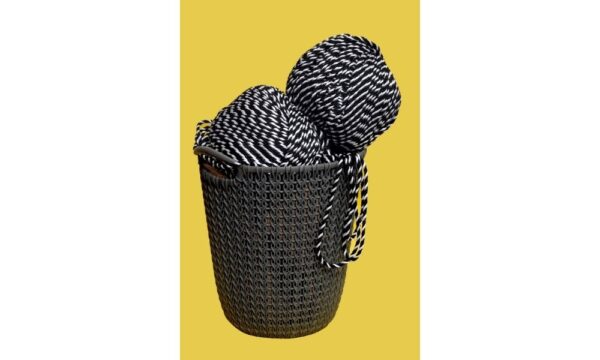 Black & White Polyester Rope